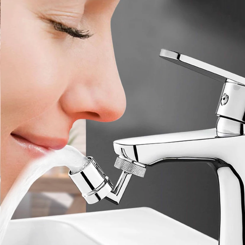 

1pc Universal Kitchen Rotatable Splashproof Filter Faucet Sprayer Head Flexible Bathroom Tap Extender Adapter Save Water