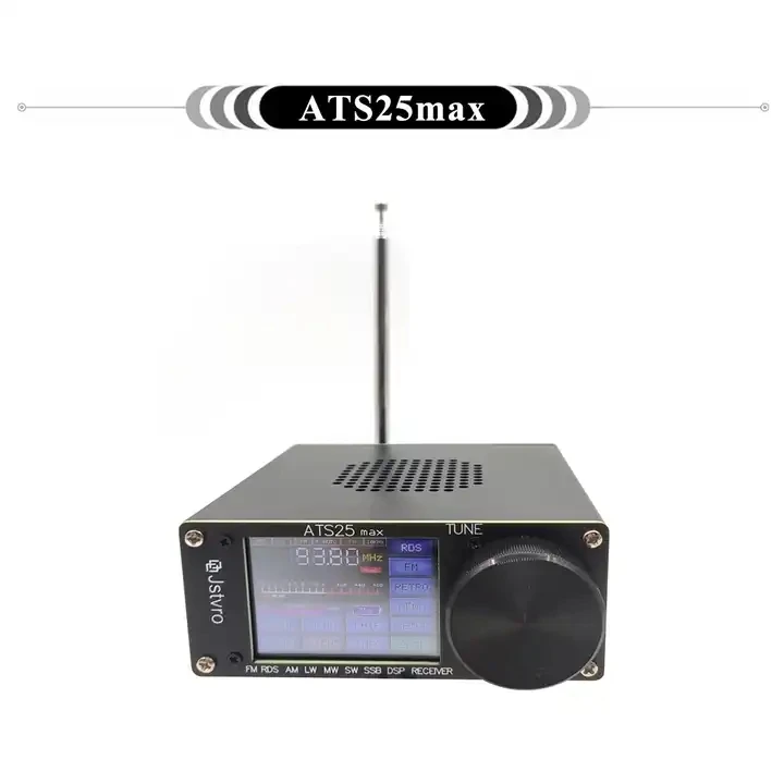 ATS-25MAX Полнодиапазонный радиоприемник FM LW MW SW SSB с антенной BNC Si4735 ATS25 max 2000 мА