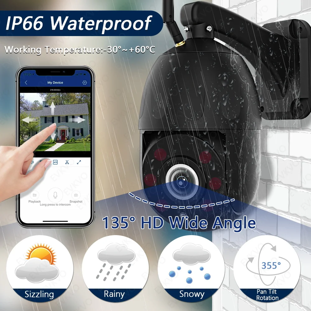 IP-камера наружная беспроводная с оптическим зумом 8 Мп 36X |