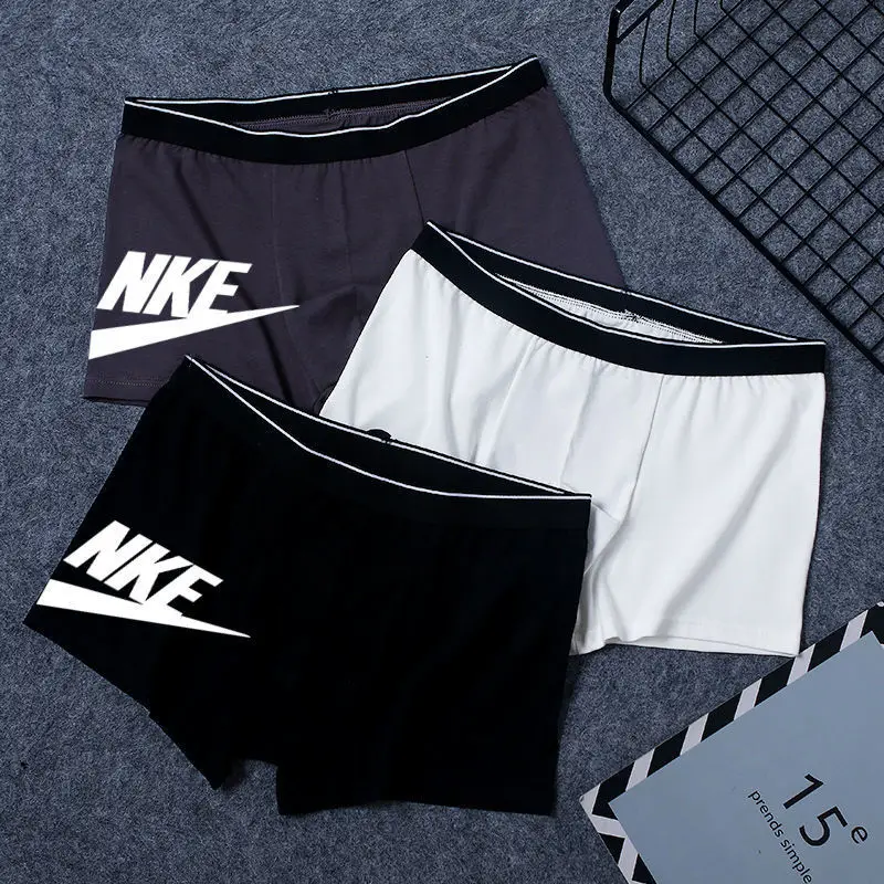 

3Pcs Ice Silk Boxers Shorts Antibacterial Underwear Male Panties Fashion Men Underpants Seamless Underwear Summer Boy Boxers Gay