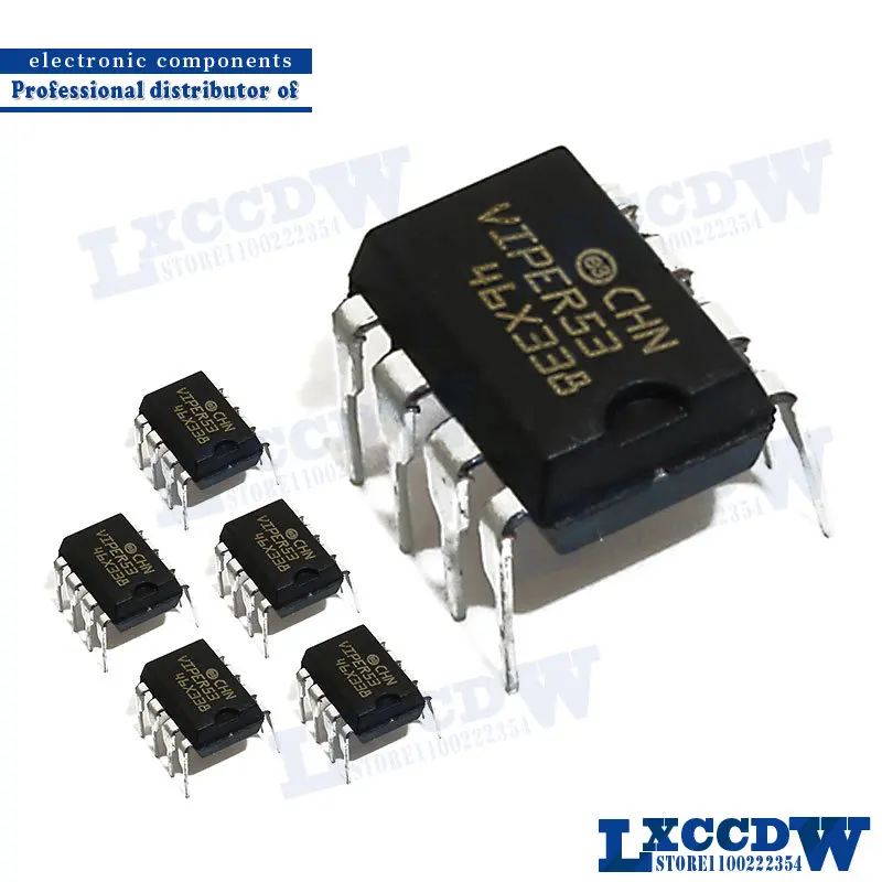 

5 шт. VIPER53 DIP8 VIPER53E DIP VIPER53A DIP-8 VIPER53DIP-E