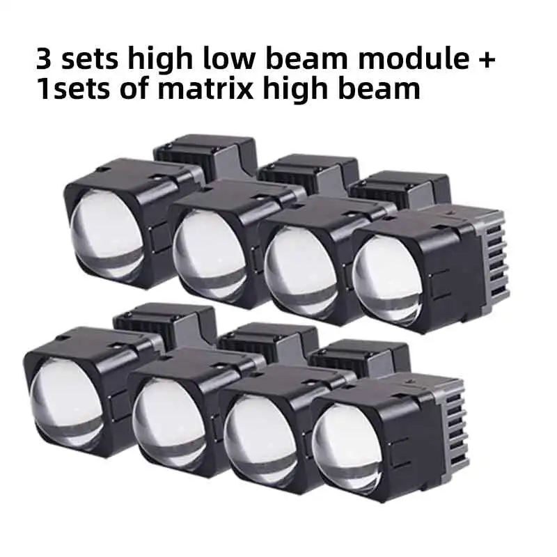 

SANVI 1,5 ''Matrix Mini Bi светодиодный Lense Автомобильные фары с профессиональной рамой для Geely FY11 2021 Auto модернизация фар