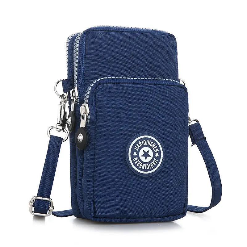 small shoulder bags nylon women mobile phone bags mini female messenger purse lady wallet new 2021 free global shipping