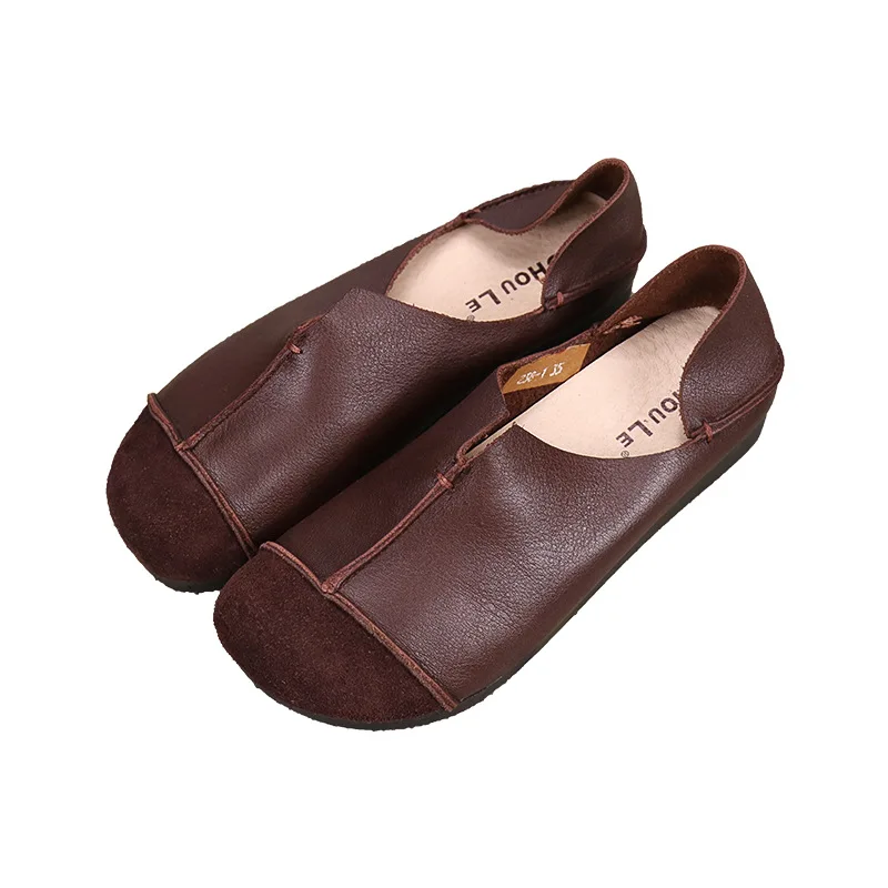 

Leather Pump Retro Women's Shoes