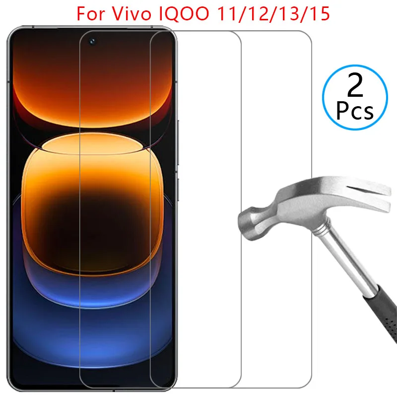 Фото Защитное стекло для чехлов Vivo iQOO 11, 12, 13, 15 5G, задняя крышка 360° для iQOO11, iQOO12, iQOO13, iQOO15 №1