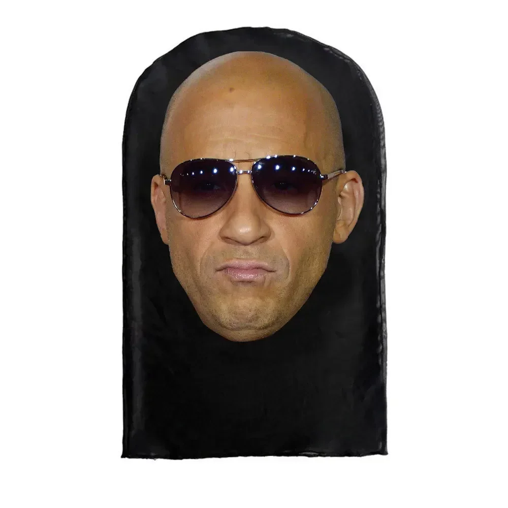 Подголовник автомобильного сиденья, полнолицевой чехол, визуальная сетка, имитация маски Kanye Kobe, косплей для салона автомобиля, забавное украшение для сидений