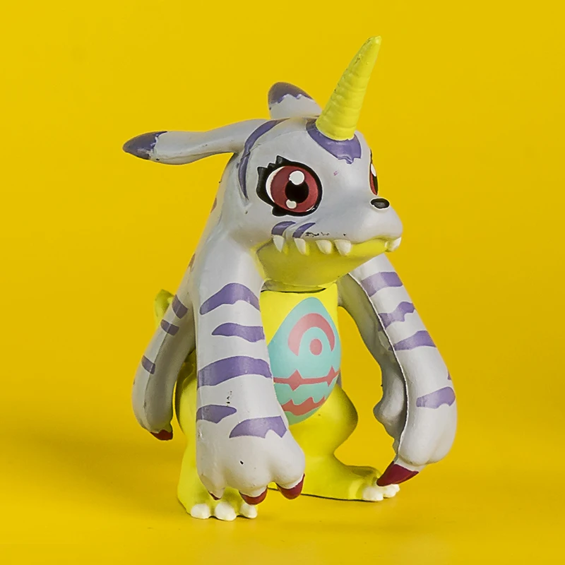 Фото Приключения Digimon, модель Piyomon Tailmon Patamon Tokomon Tentomon Gabumon Agumon, аниме фигурки, любимые коллекционные украшения №4