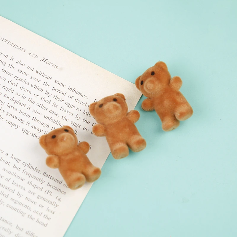 

1 шт. масштаб 1:12 миниатюрный Миниатюрный Мини-медведь модель игрушки для украшения кукольного дома