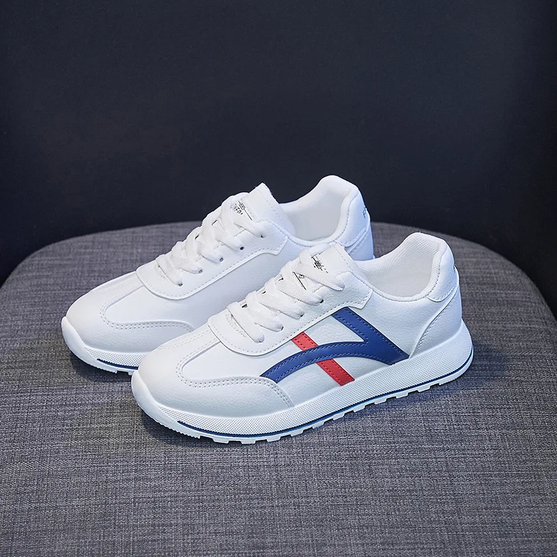 YeddaMavis Women Shoes Spring New Women Sneakers Girls Fashion Patchwork Lace-up Casual Sport Shoes Breathable Air Mesh Trainers