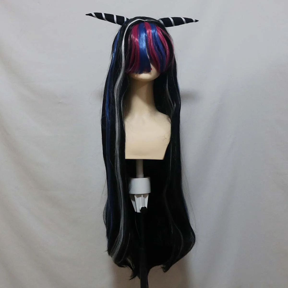 Женский карнавальный костюм на Хэллоуин, реквизит, аниме Dangan Ronpa Mioda Ibuki, длинный парик (art.: 3920cb330a73f) - 3920cb330a73f