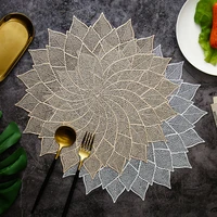 placemats elegant for dining table 38cm holiday wedding decorative placemats table setting place mats hollow pvc insulation pad