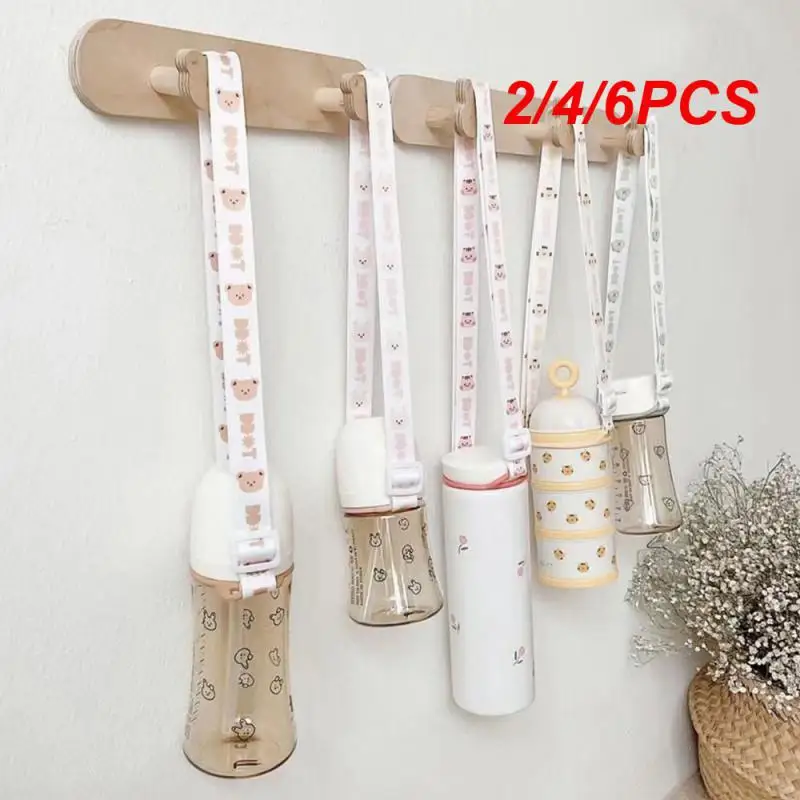 2/4/6 шт. пряжка для чашки портативная чашка детской бутылочки ремень через плечо