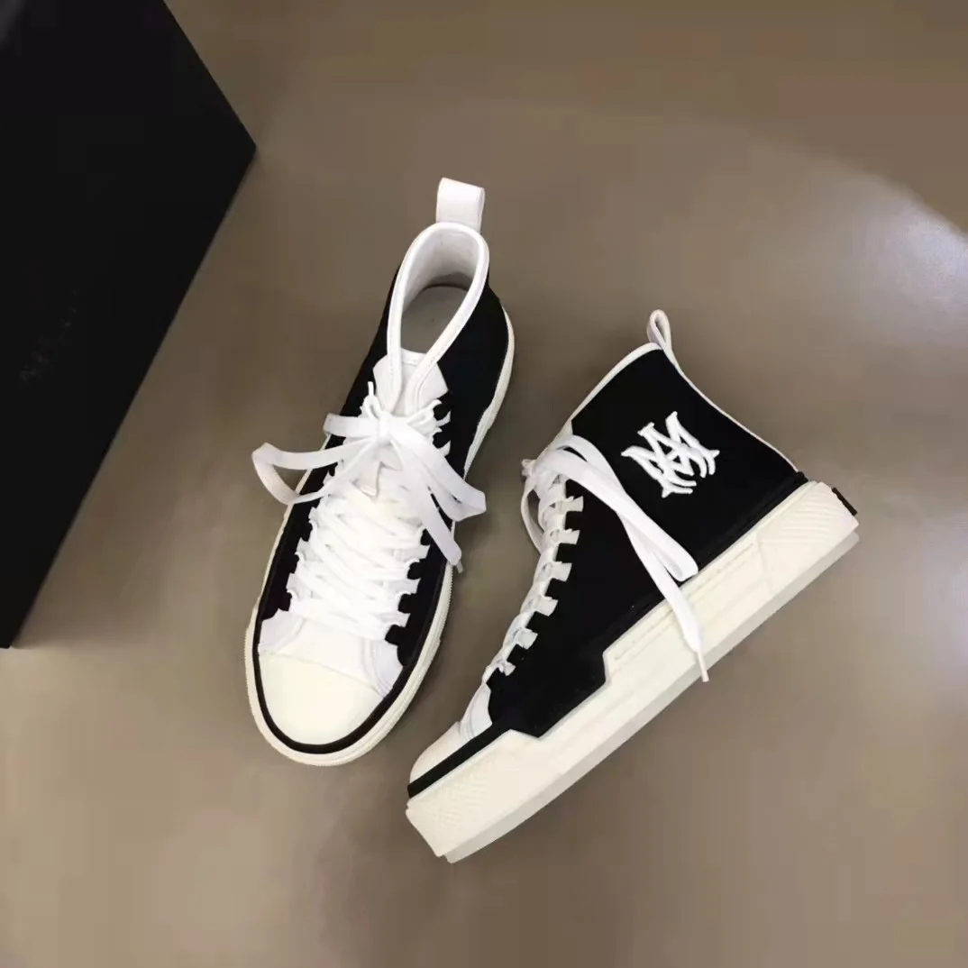 

Men's Shoes Ma Court High-top Sneakers Fashion Show Trainers Black Brand Oeing 8882308082255