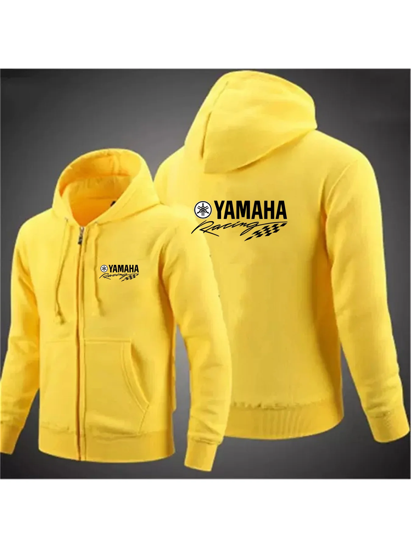 Мужская мотоциклетная толстовка на молнии Yamaha, повседневная уличная мотоциклетная куртка, флисовая осенняя одежда (art.: 3920d3daa32cc) - 3920d3daa32cc