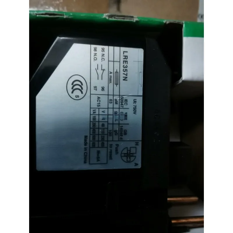 Тепловое реле Lre357n. Номинальный ток 37-50 А. Новое простое