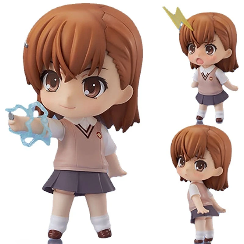 

3 стиля Аниме nendoroid определенный научный пистолет kawaii Mikoto Misaka 345 # ПВХ экшн-Фигурки игрушки Коллекционная модель кукла подарок