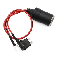 universal dc 12v cigarette lighter seat power connection outdoors fuse for storage battery adapter plug socket