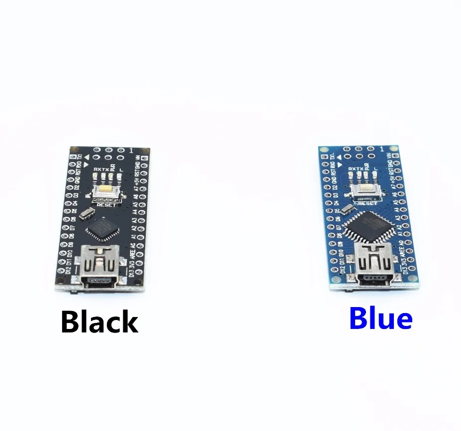 Черный спаянный мини-USB NANO V3 с Загрузчиком, контроллер Nano V3.0, совместимый с CH340 16 МГц (hei) для Arduino (art.: 3920bf35122be) - 3920bf35122be