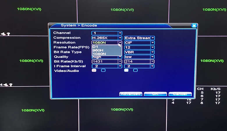 8-канальный модуль платы видеорегистратора Hi3520D Xmeye 1080N 8CH H.265 + гибридный 6 в 1 для 2MP