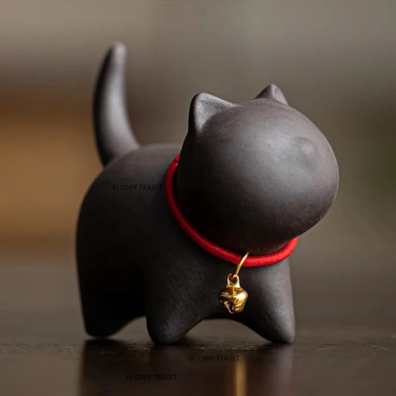 

Фиолетовый глиняный чайный питомец кошка RI ONIY TEASET