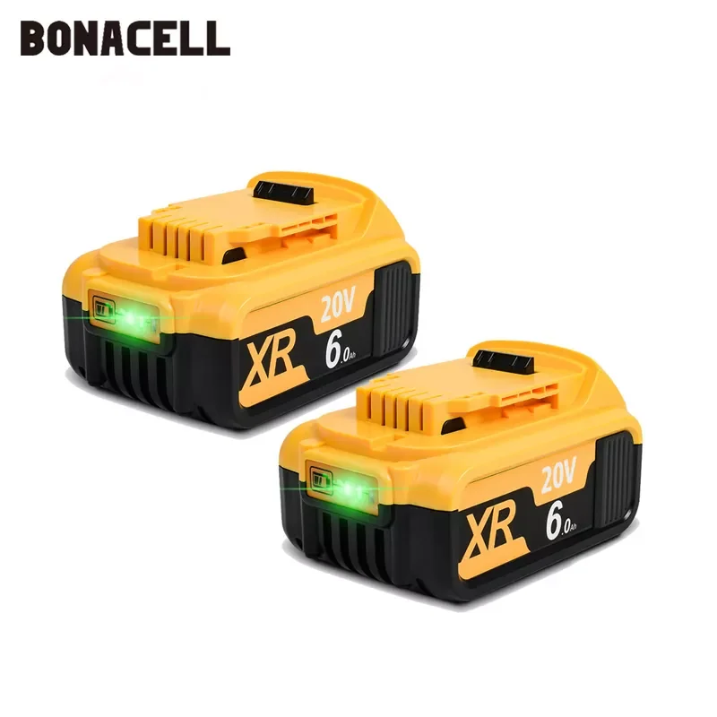 

NEW2023 DCB200 20V Max XR 6.0Ah lithium replacement battery for DeWalt 18V DCB184 DCB200 DCB182 DCB180 DCB181 DCB182 DCB201 DCB2