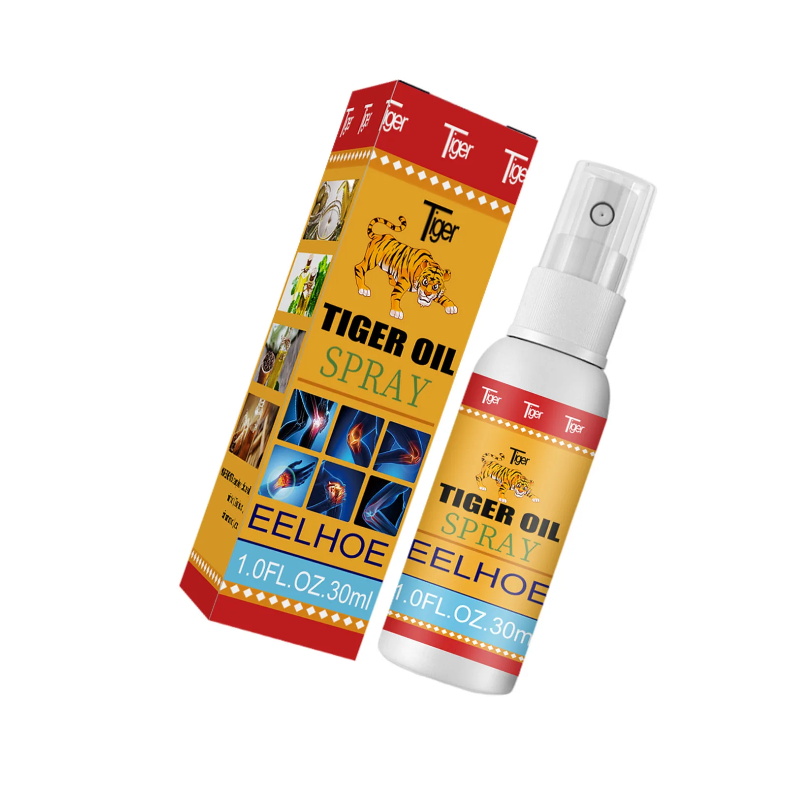 

Спрей для облегчения боли Тигровое масло инструменты для макияжа позвоночника и поясницы облегчение боли мягкое ощущение облегчения боли ...