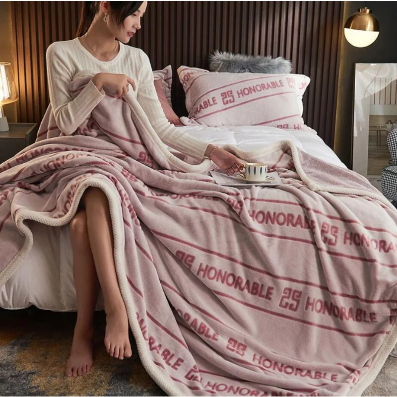 

Мягкое зимнее теплое толстое плюшевое одеяло для взрослых и детей, одеяло для кровати, пушистое Флисовое одеяло, покрывало для дивана, прост...
