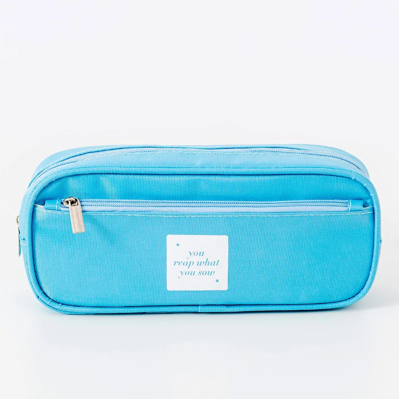 

Canvas Pencil Case School Students Stationery Pen Bags SuppliesKawaii Floral Canvas Zipper Pencil Cases Lovely Fabric Bags