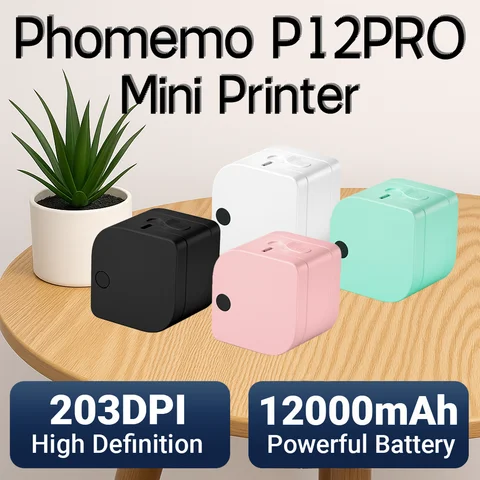 Phomemo P12PRO мини-принтер этикеток