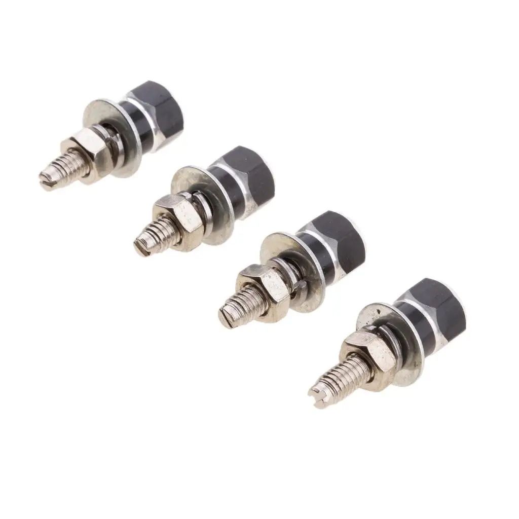 

4pcs Polished Billet Frame Bolts - Motorcycle Tag Fastener