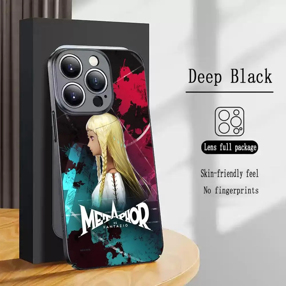 Metaphor refantazio player Phone Case For iPhone 16 15 14 13 12 11 X XR XS 8 Plus Mini Pro Max Soft black Shockproof Cover