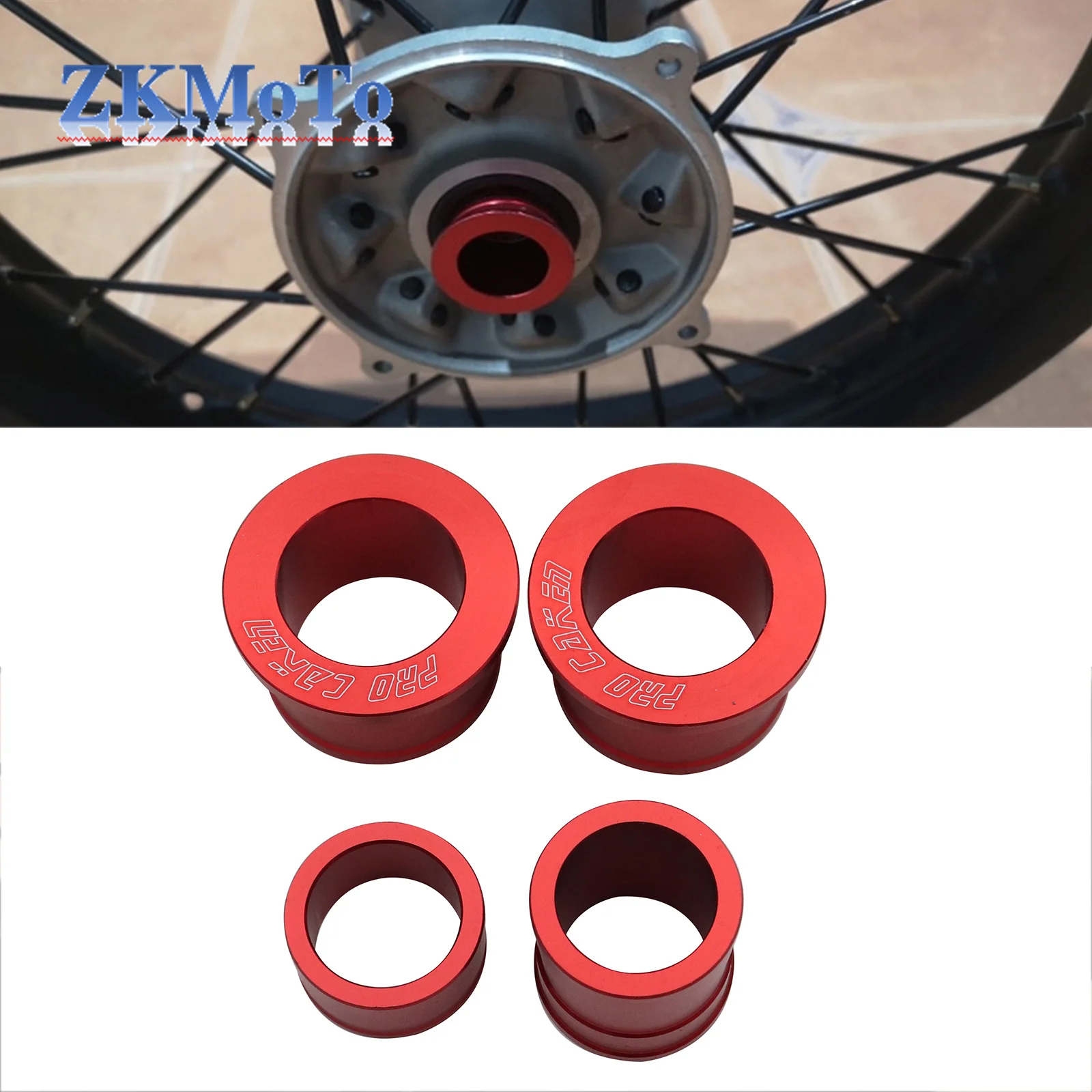

CNC Front Rear Wheel Hub Spacer For Honda CR125R CR250R CRF250R CRF450R CRF450RX CRF450X CR 125R CRF 250R 450R 450X RX 2004-2020