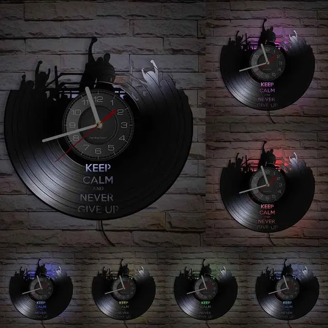 

Виниловые настенные часы для фитнеса, спортзала, бодибилдинга