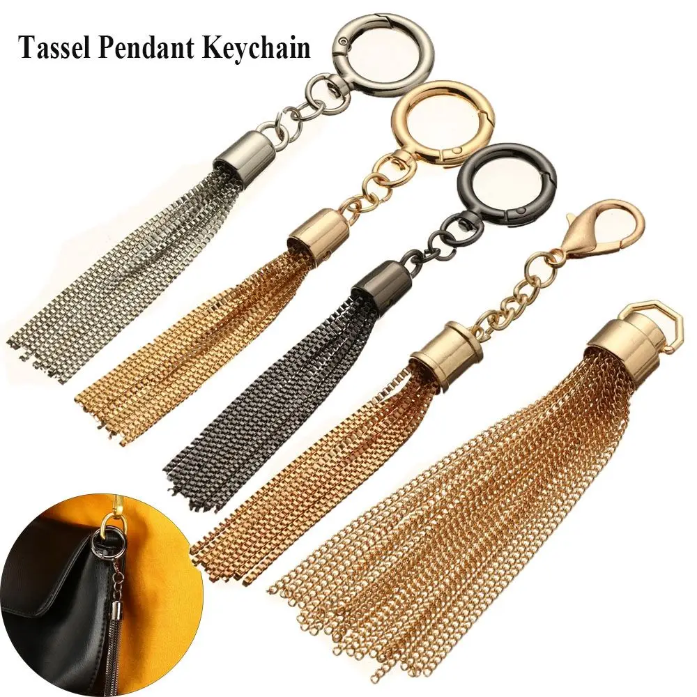 

Decoration Metal Buckle DIY Shoulder Bag Tassel Purse Hardware Accessories Tassel Pendant Keychain Tassels Pendant
