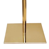 metal polished gold floor standing clothing display rack clothes clothes clothing store accessories