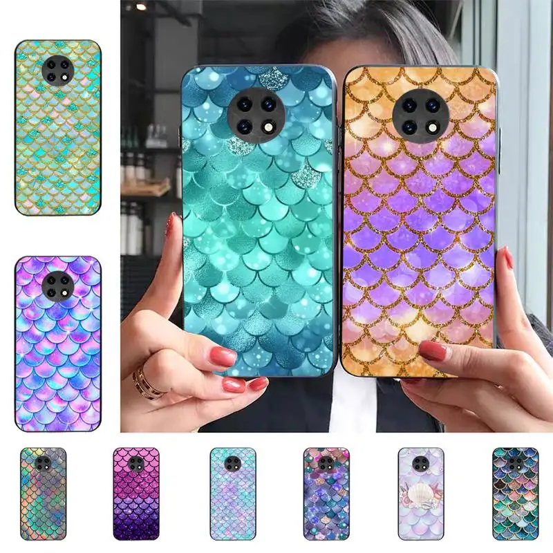 

fish scales Phone Case For Redmi 9 5 S2 K30pro Silicone Fundas for Redmi 8 7 7A note 5 5A Capa