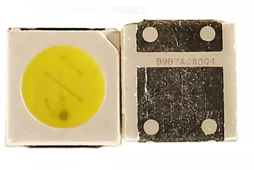 

500 шт., фонарь с подсветкой, высокая мощность, 1,8 Вт, 3030, 6 в, холодный белый свет, 2835-лм, PT30W45 V1, приложение для ТВ, smd, фонарь