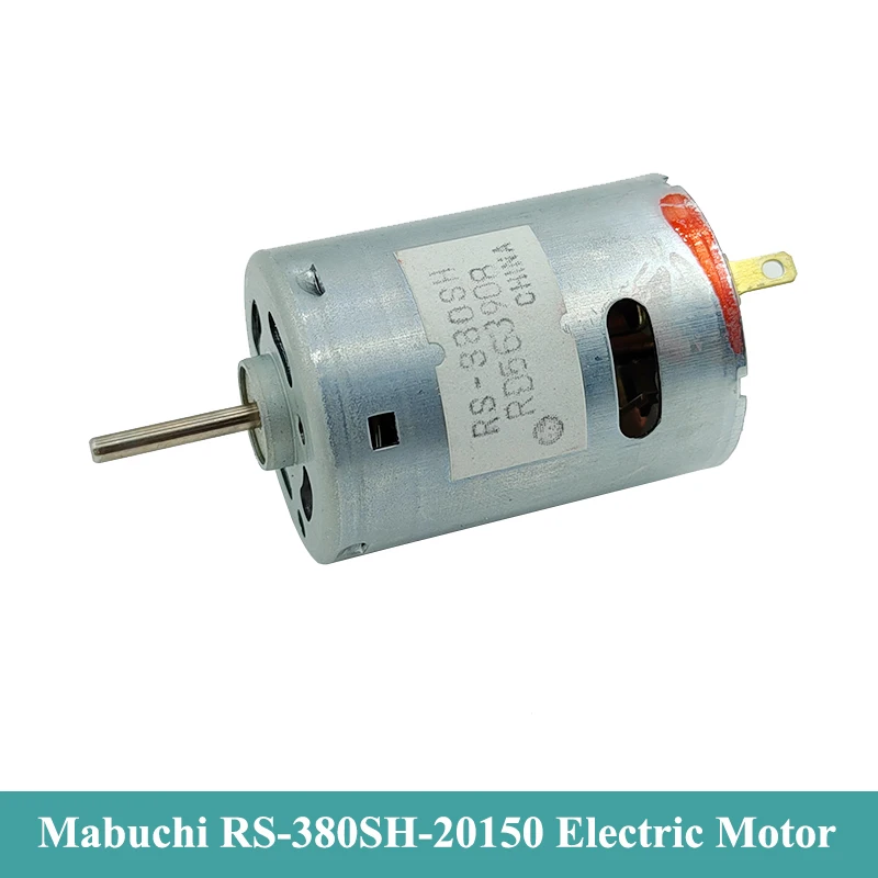 

MABUCHI RS-380SH-20150 Micro 380 Motor DC 6V-18V 12V 11000RPM Mini 27.5mm Carbon Brush Motor DIY Hair Dryer Vacuum Cleaner Toy