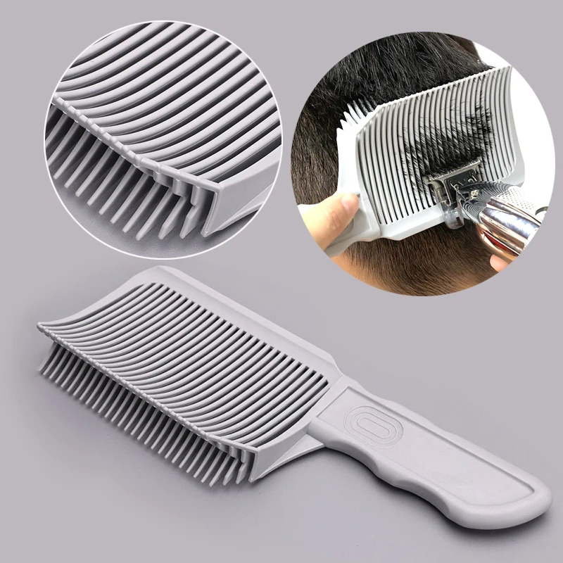 

Профессиональная парикмахерская расческа, плоская расческа для стрижки волос для мужчин, термостойкая щетка для выцветания, инструмент для укладки в салоне