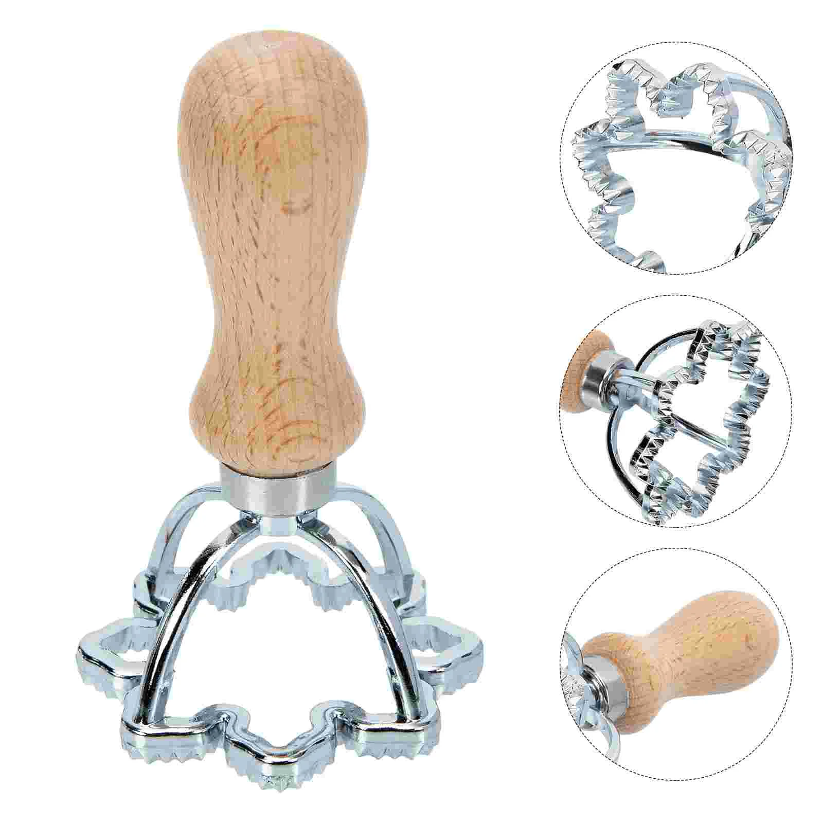 

Wood Handled Cookie Cutter Dumpling Wrapper Mold Kitchen Baking Supplies