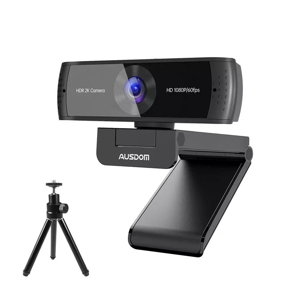

Новая веб-камера AW651 1080P 60FPS 2K HDR с автофокусом, веб-камера со всенаправленным двойным микрофоном и крышкой, слайдер для прямой трансляции, со ...