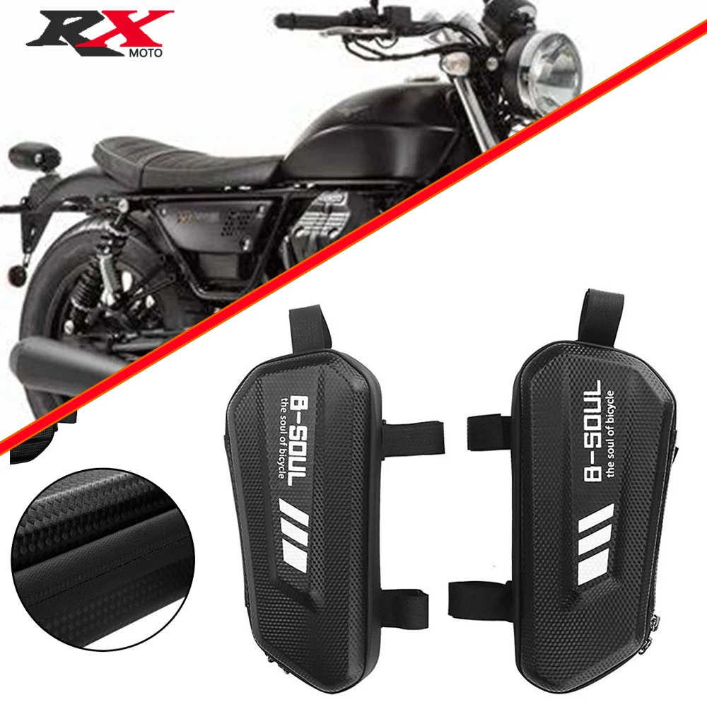 

For MOTO GUZZI V 85 TT V85TT V85 TT 85TT 2020-2023 2022 motorcycle modified side bag waterproof triangle side bag hard shell bag