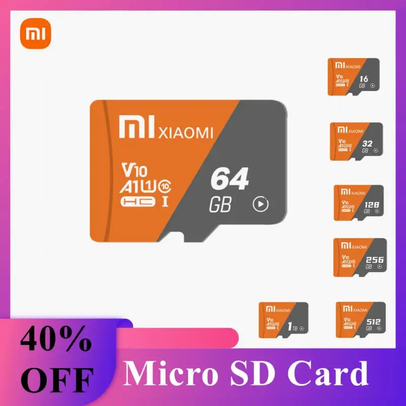 

Micro SD карта памяти XIAOMI, 1 ТБ, 128 ГБ, 32 ГБ, 512 ГБ, 256 ГБ, 16 ГБ