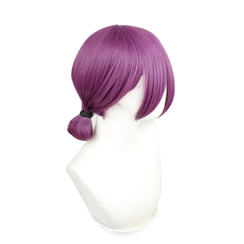 

Anime Chainsaw Man Reze Cosplay Wig Brownish Purple Hair Pelucas Wig Halloween Carnival Party Costume Role Play