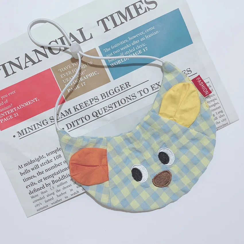 Слюнявчики для домашних животных кошек собак салфетки Мультяшные медвежонки