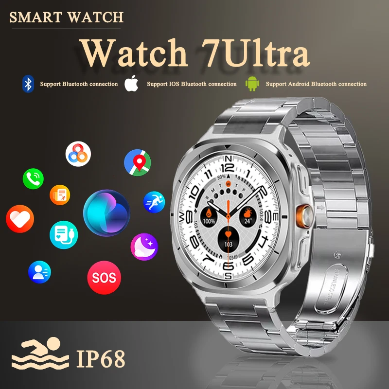 Умные часы 7 Ultra 1 43-дюймовые AMOLED HD