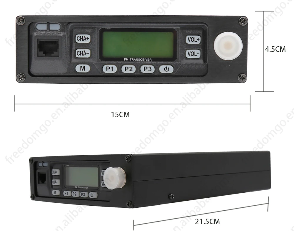 Фото LX VV-898SP 20W Автомобильная рация LEIXEN с двойным диапазоном VHF/UHF, портативная радиостанция с микрофоном для установки в транспортное средство. №3