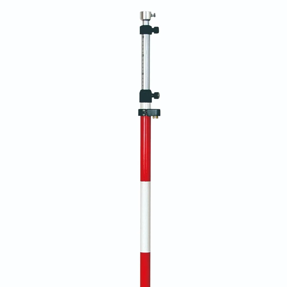 

Survey Instrument Total station Accessories Telescopic Aluminum Prism Pole 3.6m