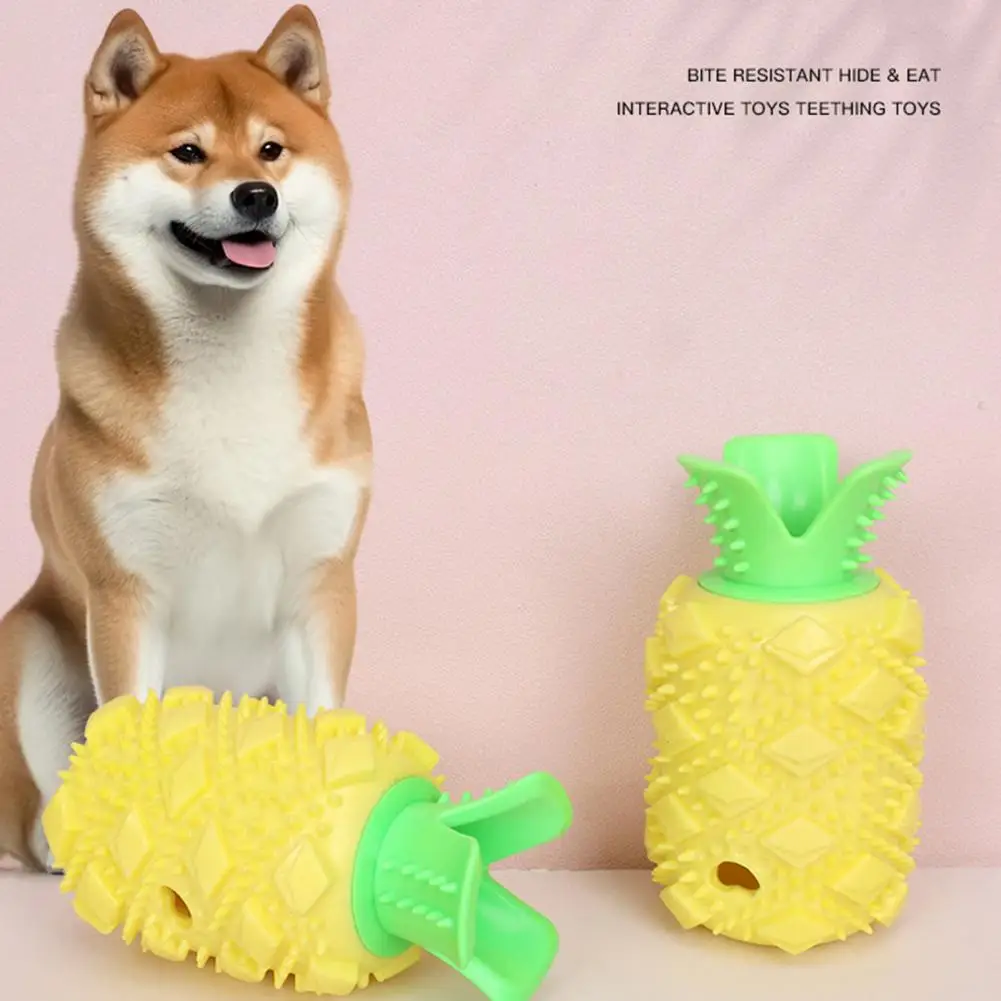 Игрушка для собаки с контролем Тартара ананас жевательная игрушка жевательной