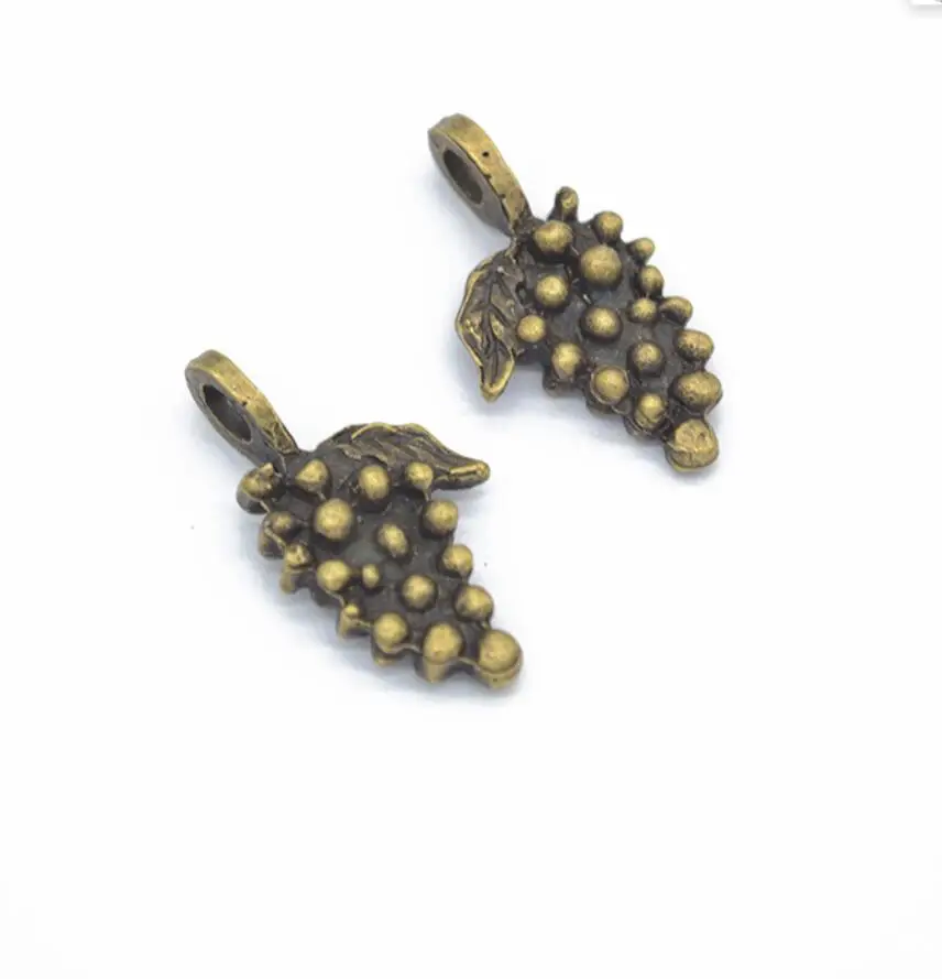 35 шт. подвески с фруктами и виноградом 25*14 мм подвеска ручной работы винтажное